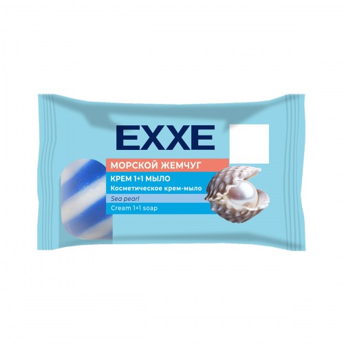 EXXE мыло 1+1 флоупак Морской жемчуг